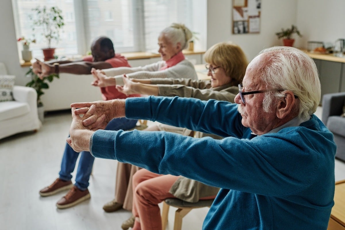 Chair exercises for seniors