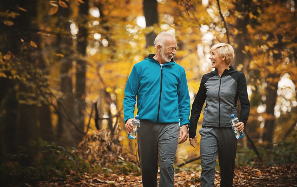 Couple Walking on Trail