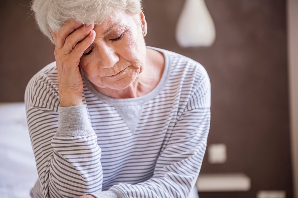 Senior Woman Experiencing Depression