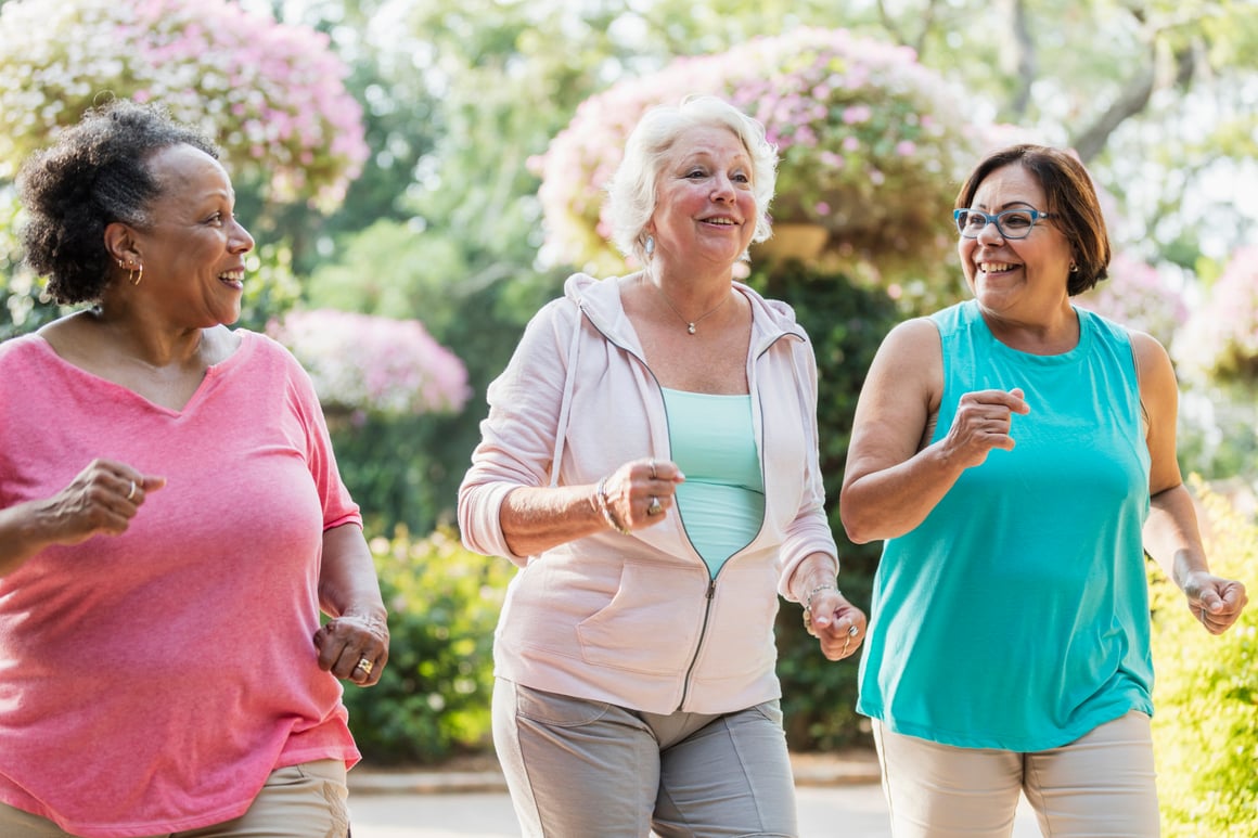 Senior Women Taking a Walk