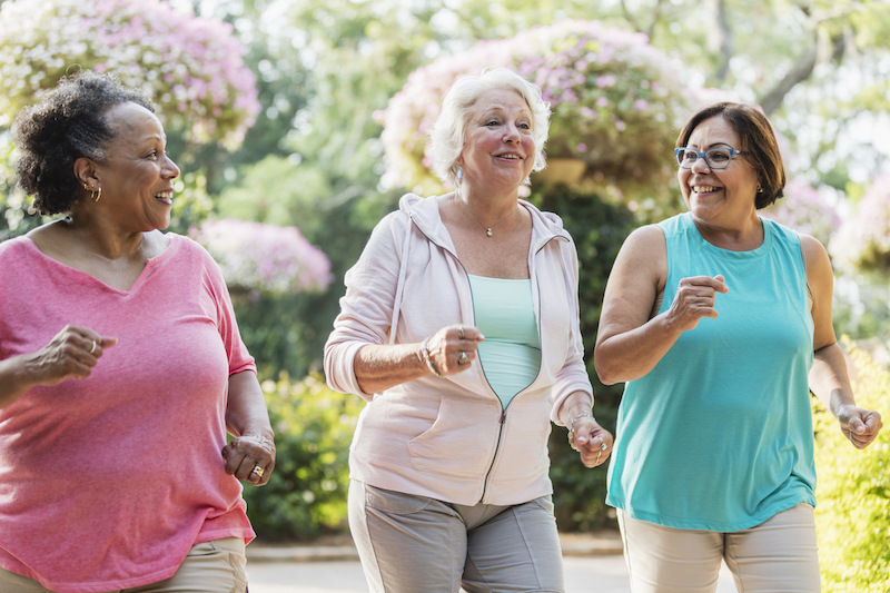 Group of women on a walk