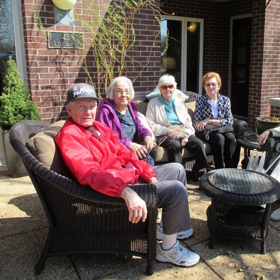 Residents enjoying time together
